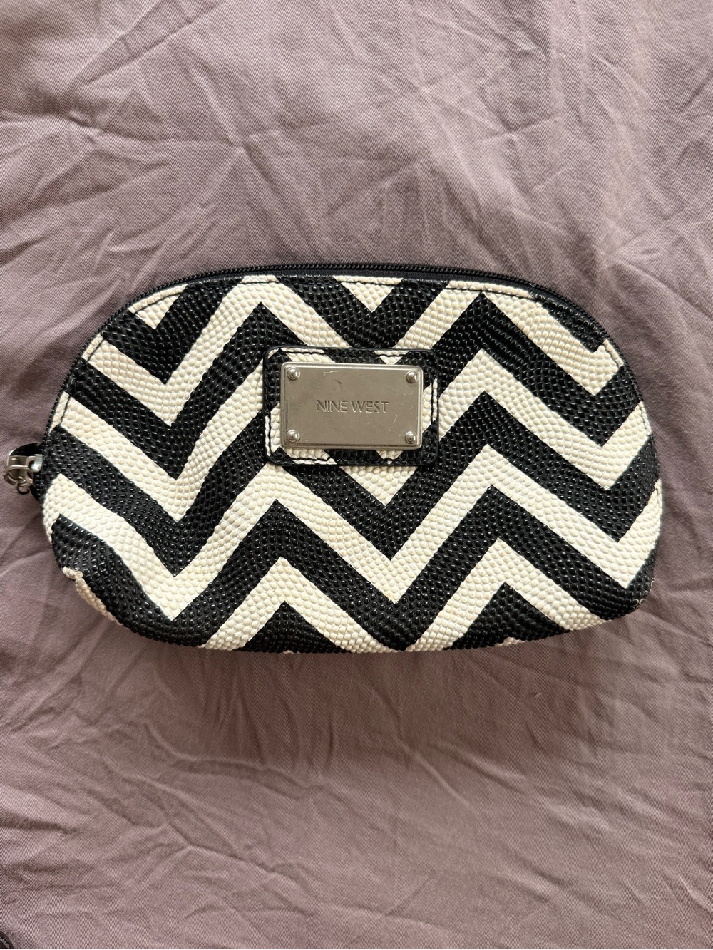 nine west chevron pouch